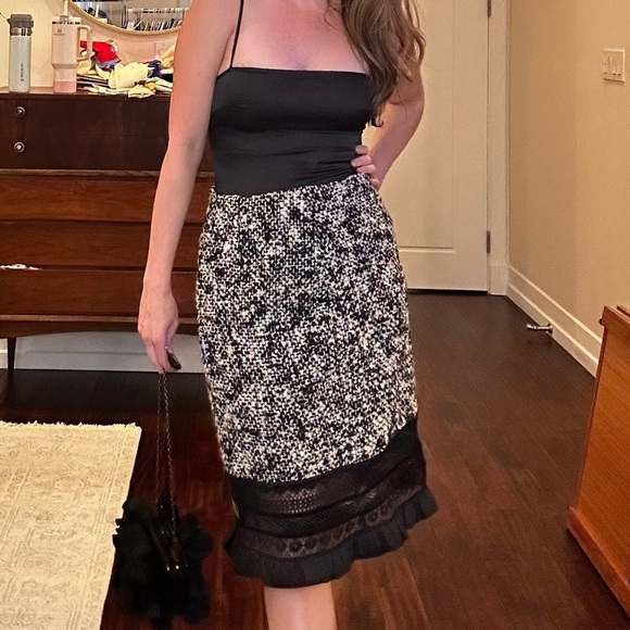 Richard Tyler Couture Wool Blend Vintage Skirt - Picture 4 of 10